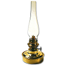 Купить Лампа масляная настольная Foresti & Suardi LAMP185 250 мм прозрачное стекло 7ft.ru в интернет магазине Семь Футов