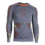 UYN U100015-B616-XXL Базовый слой с длинным рукавом Ambityon Серый Black Melange / Orange / Yellow 2XL