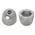 Super marine ANO942 SP125-285 Цинковый анод двигателя Серебристый Grey
