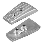 Tecnoseal 2626534 DPH/DPR Цинковая пластина для ног  Silver 130 x 78 x 49 mm 