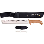 Camillus 80952236 18 Carnivore X Titanium Nitride Bonded Нож Черный Silver / Brown
