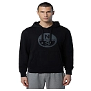 Купить North sails 691258-0999-M Толстовка с капюшоном Graphic Черный Black M 7ft.ru в интернет магазине Семь Футов