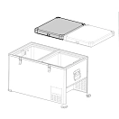 Купить Indelb G978 Крышка левой двойной двери TB Серебристый Silver 7ft.ru в интернет магазине Семь Футов
