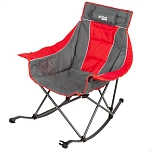 Aktive 63046 кресло-качалка 57x100x97 cm  Grey / Red