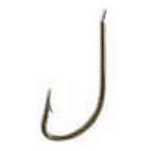 Mustad 515A-BR-12-314 Classic Line Crystal Reversed Колючий Крючок С Лопатками Серебристый Bronze 12 