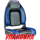 Кресло мягкое складное, обивка винил, цвет синий/угольный/черный, Marine Rocket (упаковка из 10 шт.) 75157BCB-MR_pkg_10