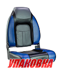 Кресло мягкое складное, обивка винил, цвет синий/угольный/черный, Marine Rocket (упаковка из 10 шт.) 75157BCB-MR_pkg_10