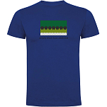 Kruskis CA65500505S009 Футболка с коротким рукавом Simply Black Bass Addicted Голубой Royal Blue 2XL