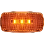 Optronics 158-MCL32ABP Овальный светодиодный свет Amber
