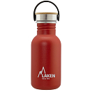 Купить Laken BSB50RO Basic 500ml Крышка из нержавеющей стали и бамбука Красный Red 7ft.ru в интернет магазине Семь Футов