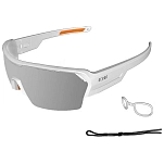 Ocean sunglasses 3800.6X поляризованные солнцезащитные очки Race Matte White Orange Nosepad / Tips/CAT3