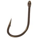 The one fishing 41617-506 Однобородный крючок с бородкой Straight Eye Grey 6