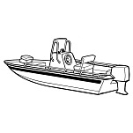 Carver industries 500-71221S11 SKIFF Крышка лодки Серебристый 21´ 