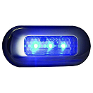 Купить T-h marine 232-LED51823DP LED Oblong Courtesy Свет Черный  Blue 7ft.ru в интернет магазине Семь Футов