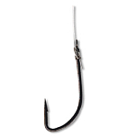 Quantum fishing 4748018 Crypton Maggot 0.100 Mm Связанные Крючки Черный Black 18 
