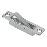 Foresti & suardi 5050185 Поворотный кольцевой замок из хромированной латуни Silver 85 x 20 mm 