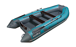 Надувная лодка ПВХ, Адмирал 380 НДНД, роульс, рым, голубой/серый NF-00000151_RR_BG