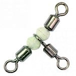 Flashmer RSCR5x6 Rolling Crossline Вертлюги Серебристый Silver 5 x 6 