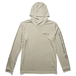 Salty crew 20135325-NAT-L Футболка с длинным рукавом от высыпаний Ahi mount Natural L