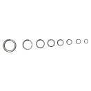 Купить Colmic GMM010040 Раздельные кольца  Grey 4 7ft.ru в интернет магазине Семь Футов