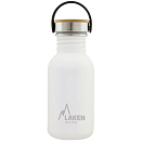 Купить Laken BSB50BL Basic 500ml Крышка из нержавеющей стали и бамбука Белая White 7ft.ru в интернет магазине Семь Футов