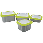 Matrix fishing GBT018 Solid Коробка для наживки Серый Lime / Grey L 