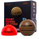 Deeper 4779032950671-unit Эхолот Smart Sonar Chirp+ 2 Desert Dust 30x20x10