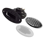 Seadog line 354-4312101 гудок V1 150DB 12V  Black / White 123.82 x 69.85 x 85.72 mm