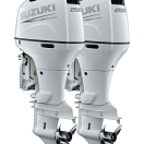 Спарка из 2 моторов Suzuki DF200APX, белые 2xDF200APX_white