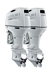 Спарка из 2 моторов Suzuki DF200APX, белые 2xDF200APX_white