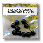 Salper 85AB00482 MD Tech Резиновые бусины Черный Black 6 mm 
