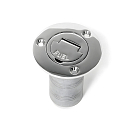 Купить Горловина заливная SUNFINE SF30606-1 прямая 85мм для шланга Ø38мм из нержавеющей стали SS316 с пометкой FUEL 7ft.ru в интернет магазине Семь Футов