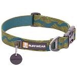 Ruffwear 25204-9221420 Flat Out Собачий ошейник Зеленый New River 36-51 cm