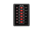 Switch Panel / 6 switches / vertical 10166-bvs