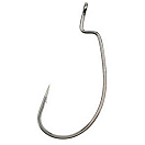 Купить Mikado HJA01-2/0 Jaws Offset Техасский Крюк Серебристый Nickel 2/0  7ft.ru в интернет магазине Семь Футов