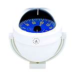 Компас Autonautic instrumental C12-004 12/24В 150х136мм Ø85мм прямая картушка на кронштейне белый/синий