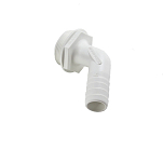 Plastimo 62077 1 1/2´´ Черная вода 120° шланг разъем White 25 mm