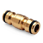 Euromarine 624019 Двойной штекерный разъем Золотистый Bronze