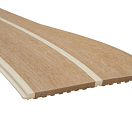 ISITEEK Двойная доска / белая затирка / 2 x 45 мм / 11 м / тик, беленый