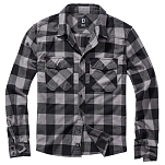 Brandit 4002-221-L Рубашка с длинным рукавом Check Черный Black / Charcoal L