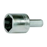 Camco 17-57363 Розетка для выравнивания ножничного домкрата Серебристый Black 19.05 mm