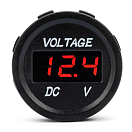 SEATEC Круглый Вольтметр / заподлицо / 12/24 В