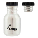 Laken BSA35 Basic 350ml Крышка резьбы Серебристый Steel