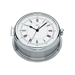 Часы-иллюминатор кварцевые Barigo Professional 587CRED 180x70мм Ø150 из хромированной нержавеющей стали
