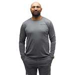 Grundens 533443 Футболка с длинным рукавом Kraken Серый Dark Grey M