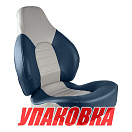 Кресло складное мягкое FISH PRO, цвет серый/синий (упаковка из 4 шт.) Marine Rocket MR10300GB_pkg_4