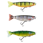 Fox rage NRR077-UNIT Мягкий приманка Pro Shad Jointed Loaded 140 mm UV Goldie