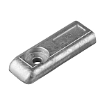 Цинковый анод Tecnoseal 00833 74x27x10мм пластинчатый для ПЛМ Mercury Verado 6