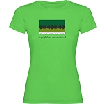 Kruskis 11502280xxls009 Футболка с коротким рукавом Simply Black Bass Addicted Light Green 30x25x2 2XL