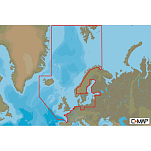 C-map M-EN-D050-MS North&Central Europe 4D Визитная Карточка Multicolour